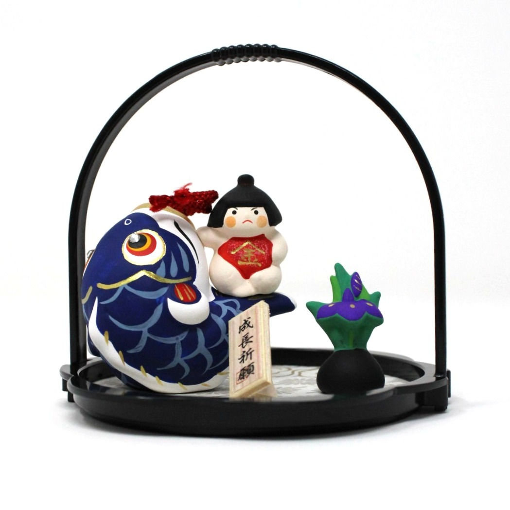 portafortuna giapponese carpa koi