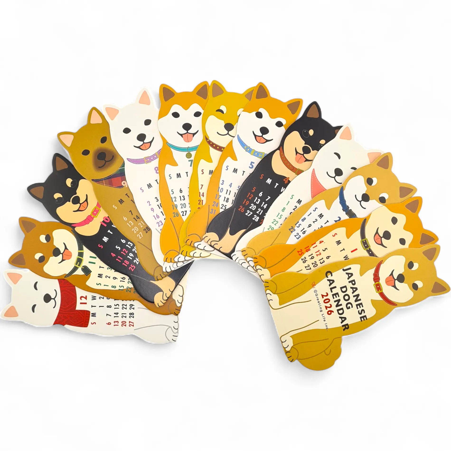 calendario giapponese shiba inu