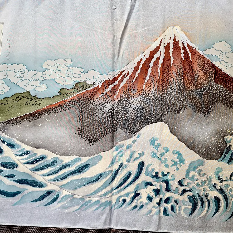 Miniatura: giacca haori giapponese fuji