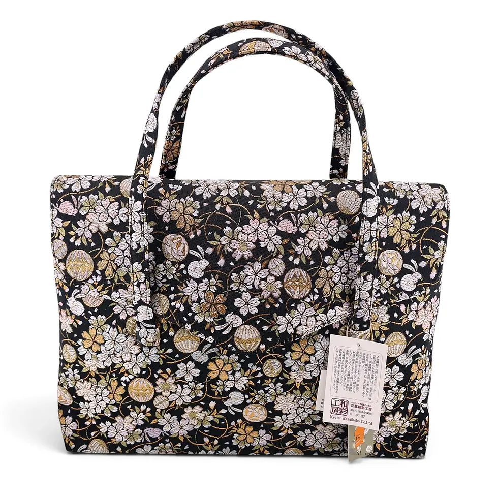 borsa giapponese nishijin seta