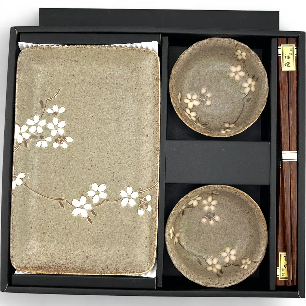 set giapponese piatti sushi
