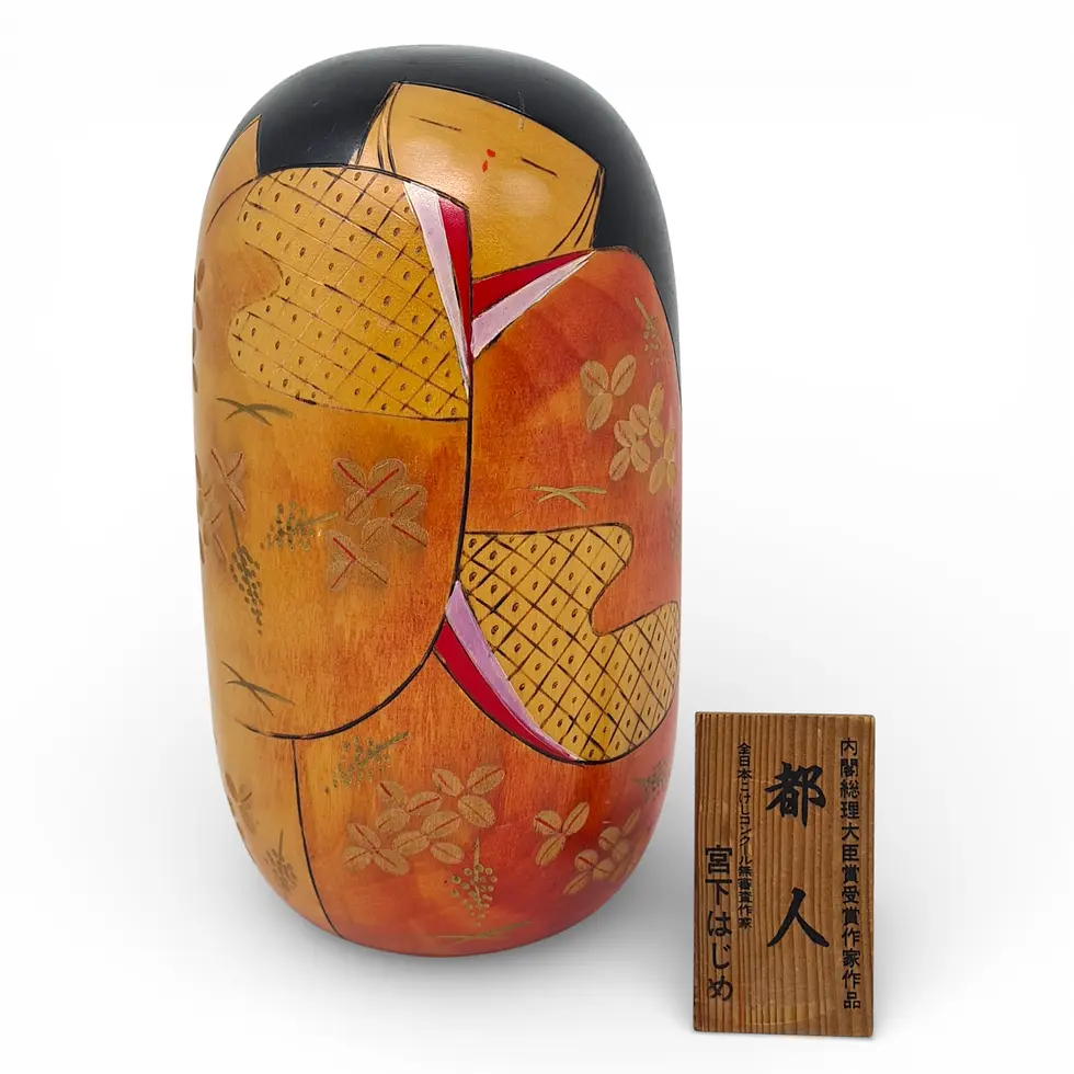 bambola kokeshi giapponese antica