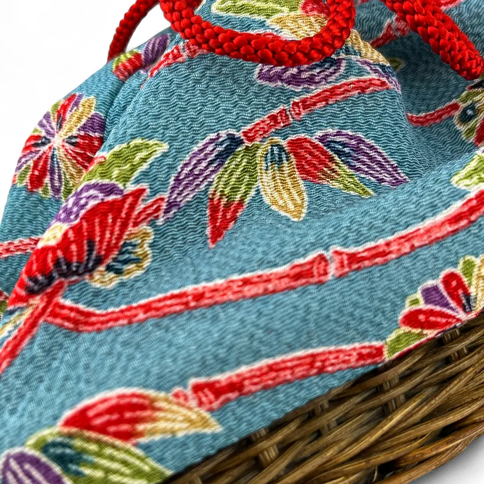 Miniatura: cestino giapponese borsa geisha