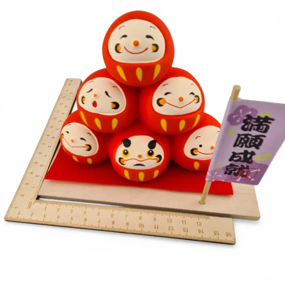 Miniatura: porta fortuna daruma