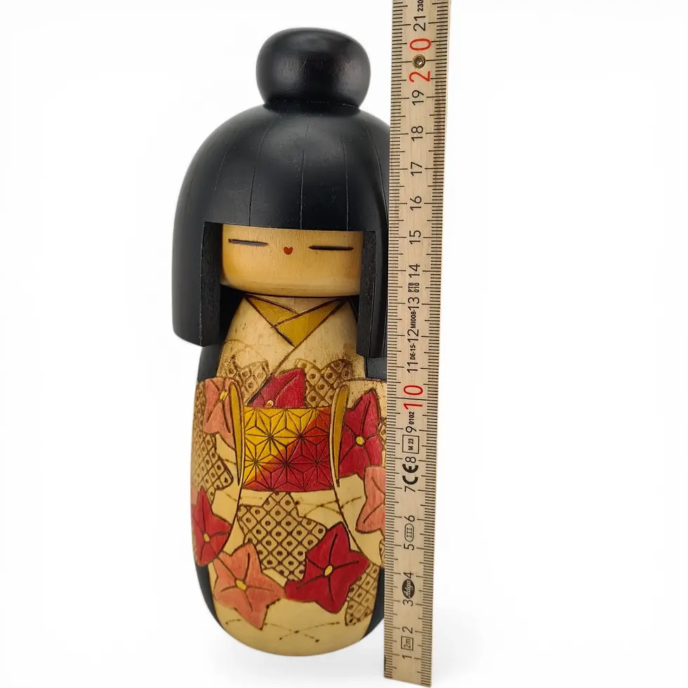 Miniatura: bambola giapponese kokeshi kazuo