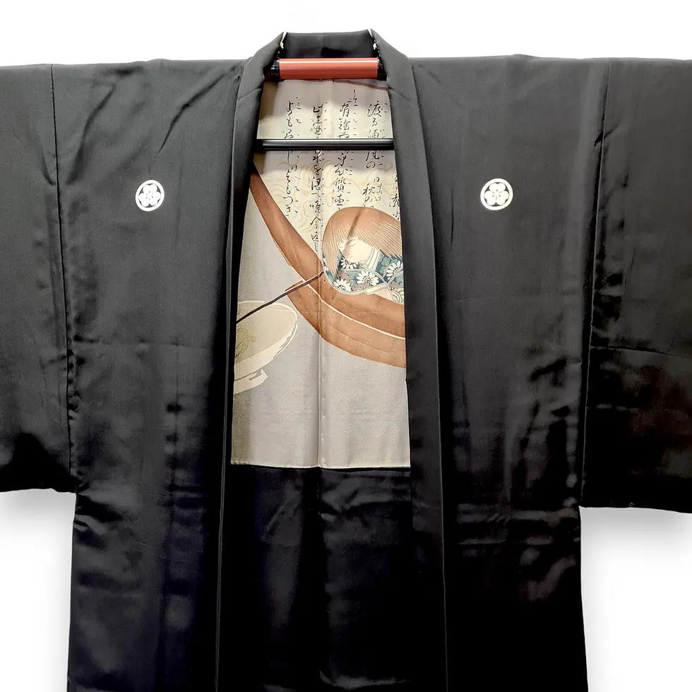 Miniatura: giacca haori giapponese kimono