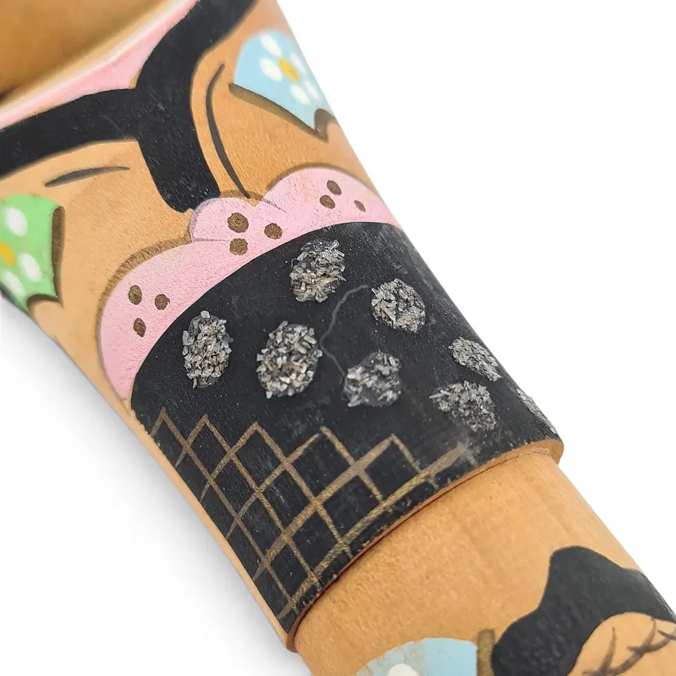 Miniatura: bambola giapponese kokeshi