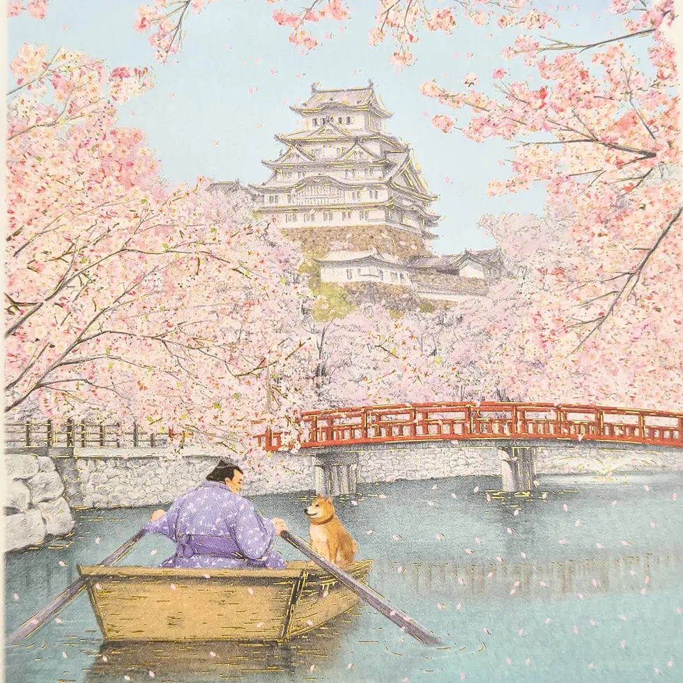 Miniatura: biglietto giapponese sumo hanami