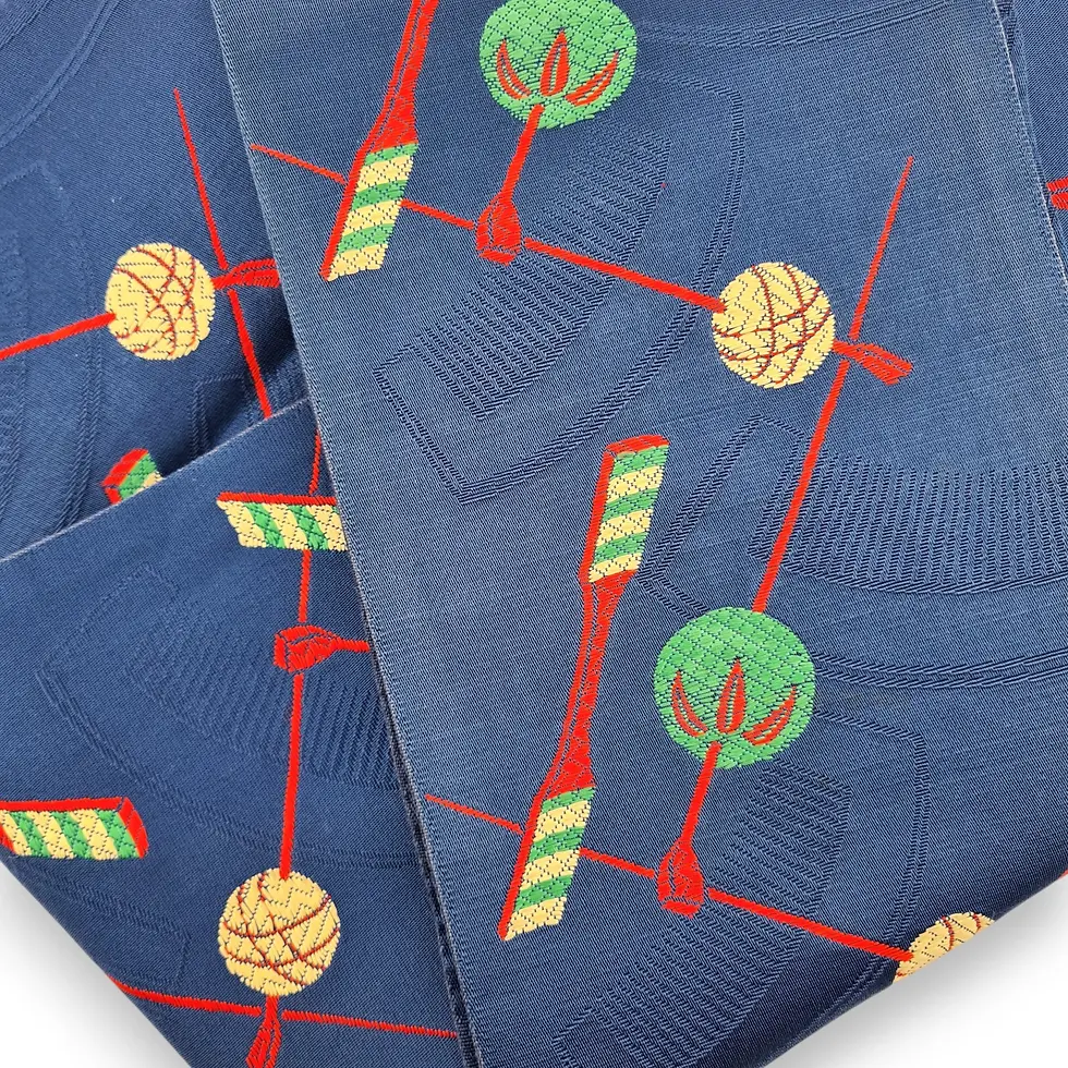 Miniatura: cintura obi giapponese hanhaba