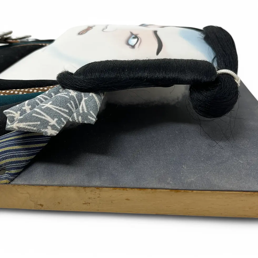 Miniatura: hagoita giapponese kabuki