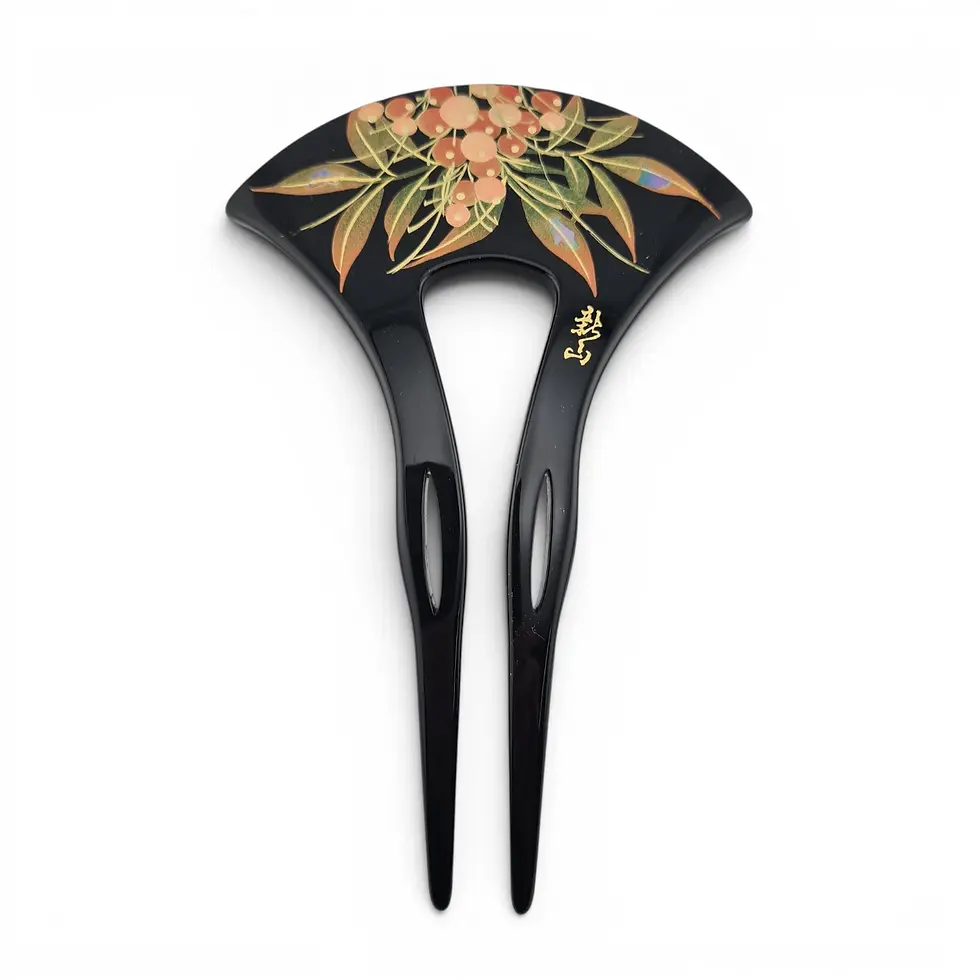 Miniatura: fermacapelli giapponese kanzashi