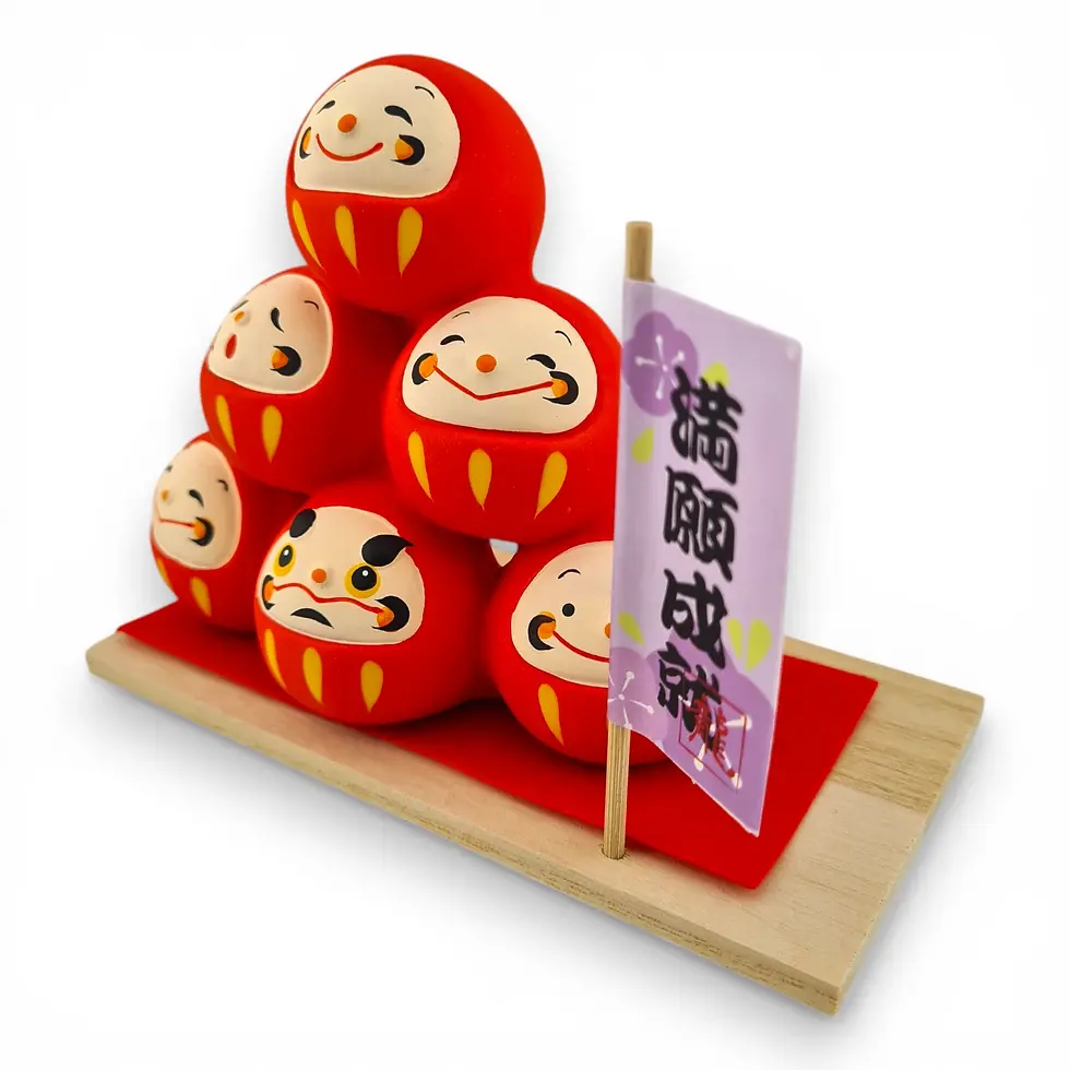 Miniatura: porta fortuna daruma
