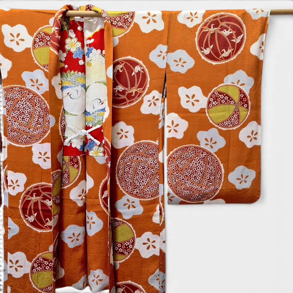 Miniatura: giacca haori kimono giapponese