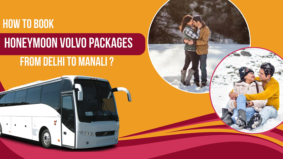 Book honeymoon Volvo packages from Delhi to Manali