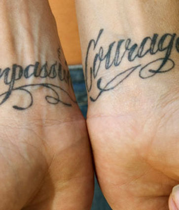 Tattooed Wrists