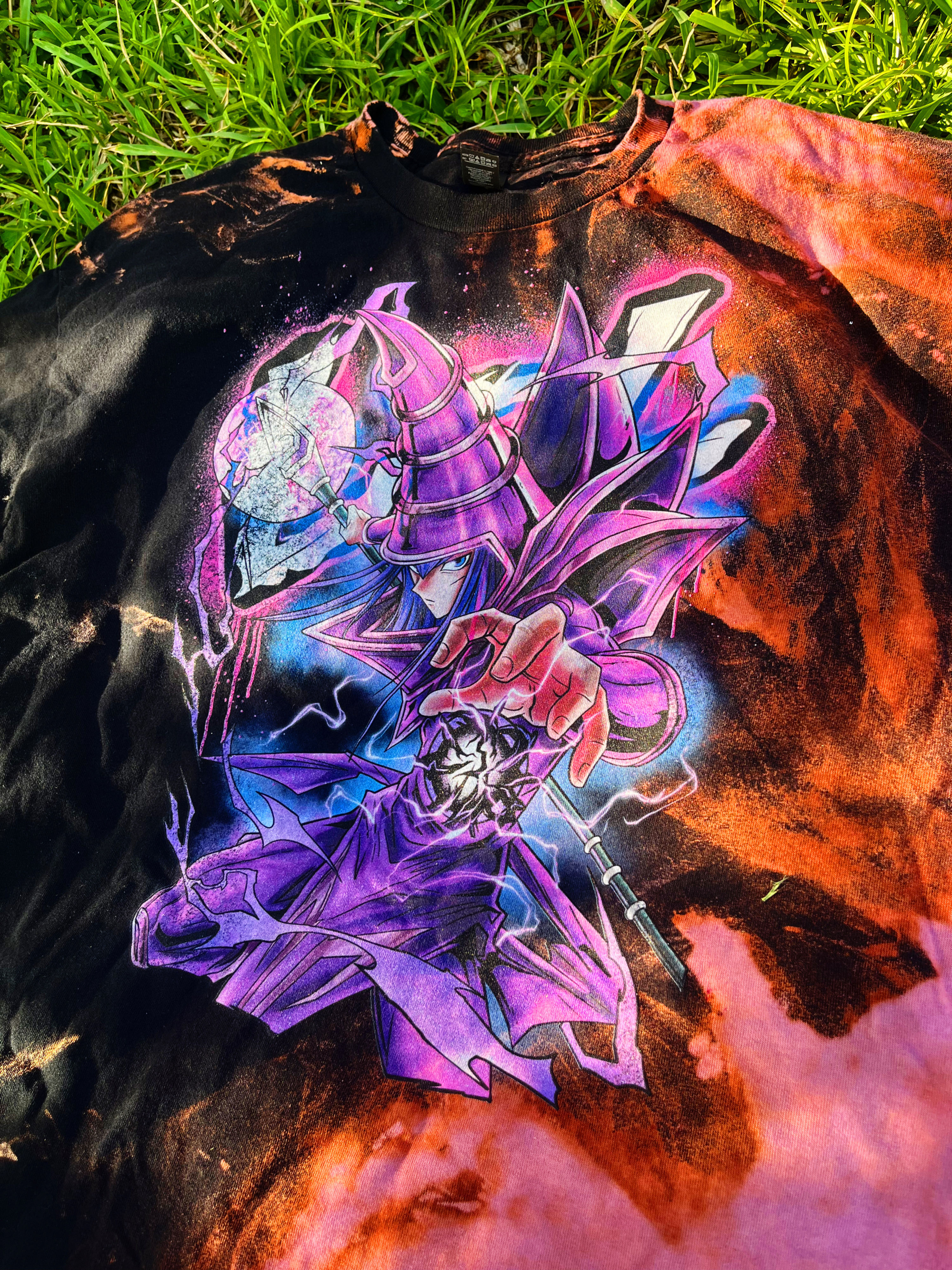 Black Magic Man Purple Half Dye shirt