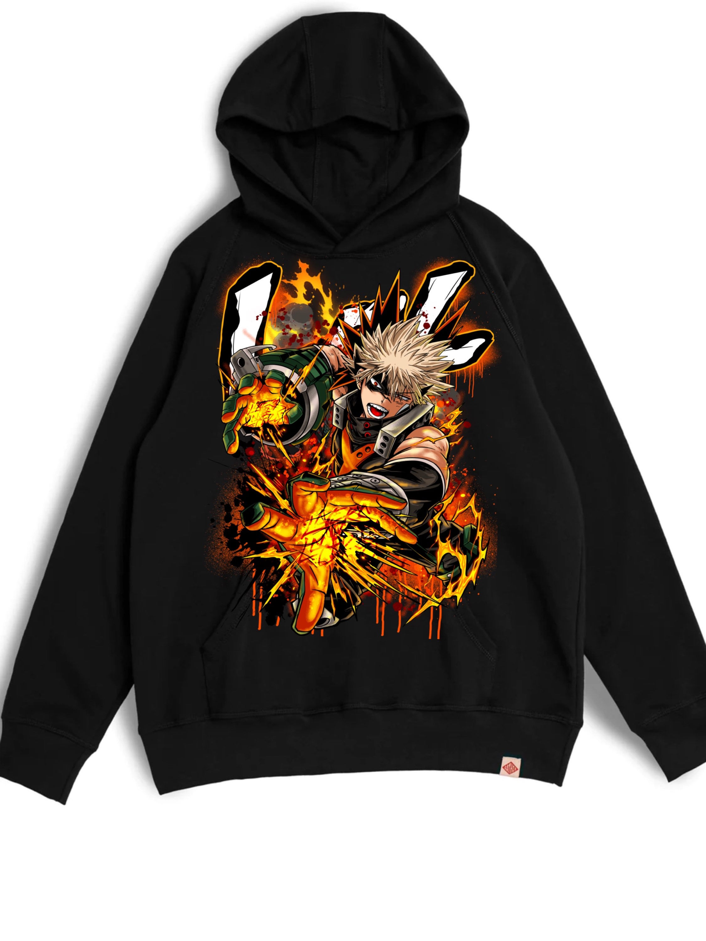 Explosion Boy Black Hoodie
