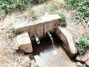 An open drainage system