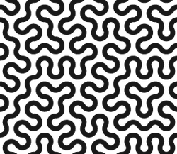 Thick Squiggles Black