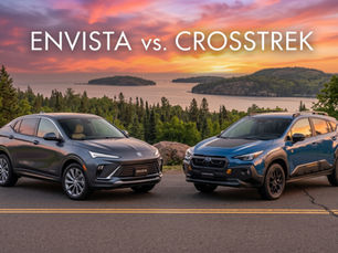 2026 Buick Envista vs. 2026 Subaru Crosstrek: Which SUV Is Better for Thunder Bay Drivers?