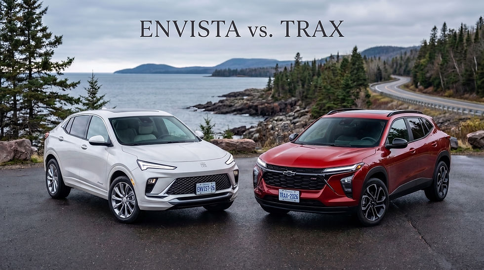 2026 Buick Envista vs. 2026 Chevrolet Trax: Which Compact SUV Is Right for Thunder Bay?