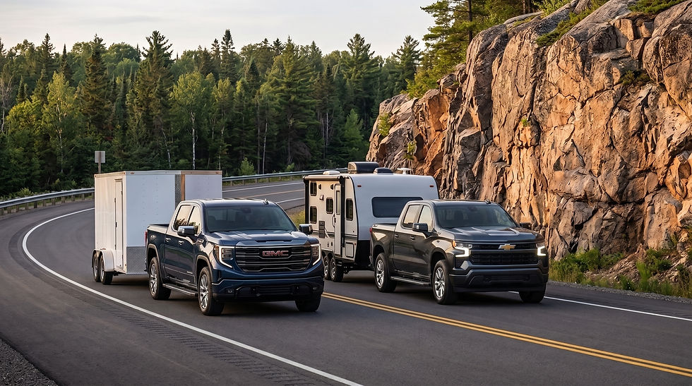 Towing: How Do Sierra and Silverado Compare?