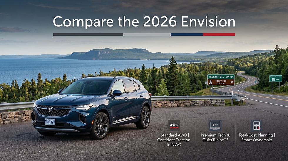 Compare the 2026 Buick Envision in Thunder Bay