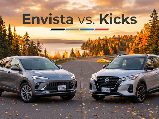 2026 Buick Envista vs. 2026 Nissan Kicks: Which Small SUV Is Better for Thunder Bay?