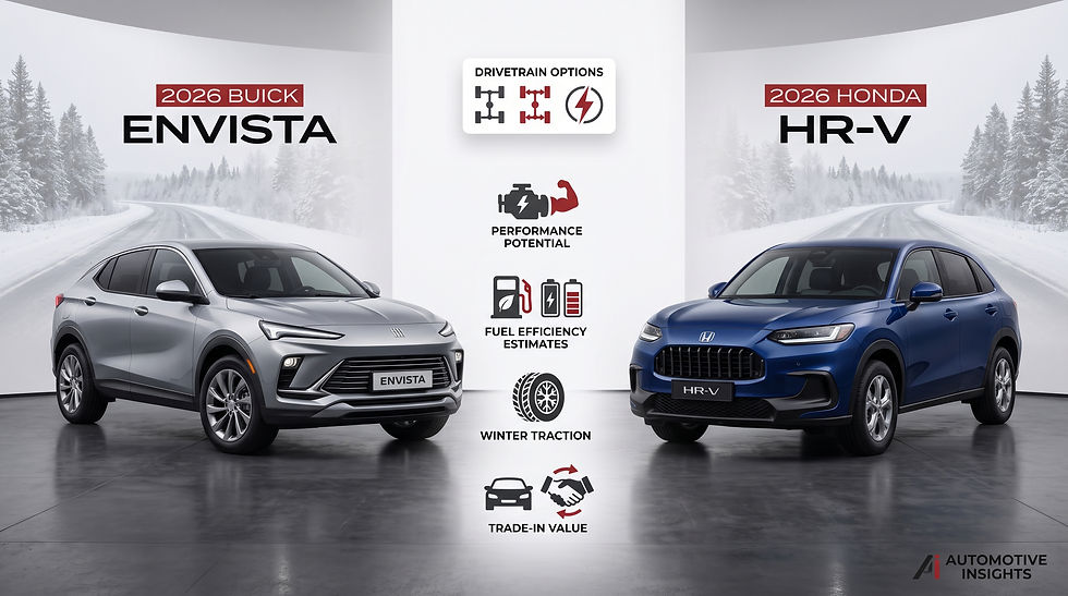 FAQ: 2026 Buick Envista vs. 2026 Honda HR-V