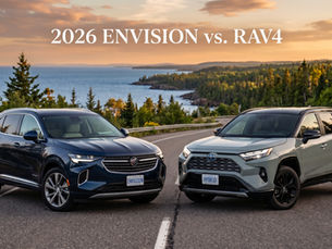 2026 Buick Envision vs. 2026 Toyota RAV4: Which SUV Is Better for Thunder Bay?