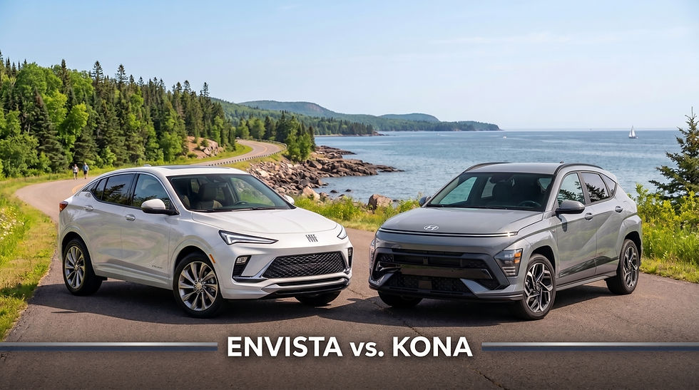 2026 Buick Envista vs. 2026 Hyundai Kona: Which Small SUV Is Right for Thunder Bay?
