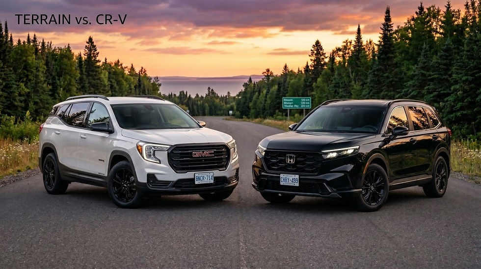2026 GMC Terrain vs. 2026 Honda CR-V: Which SUV Is Better for Thunder Bay Drivers?