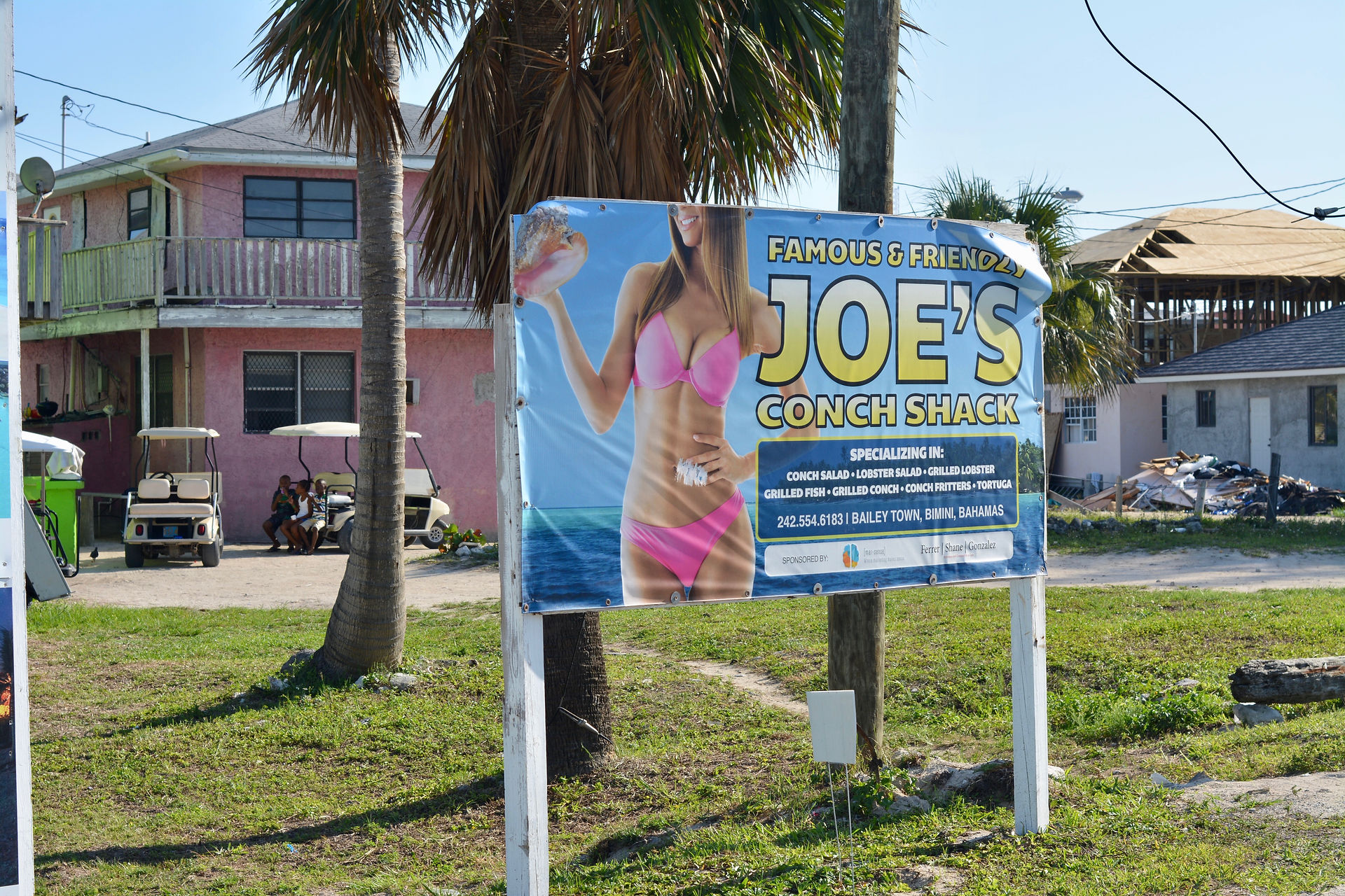 Gotta stop for some fresh conch salad at the best spot in Bimini!