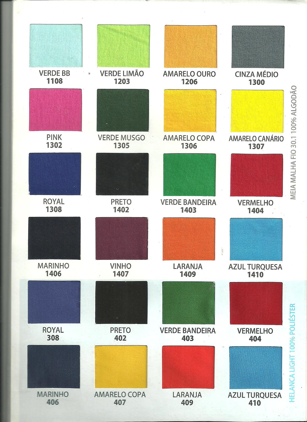 MALHA PARA CAMISAS GOLA POLO