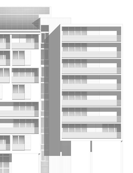 social housing building