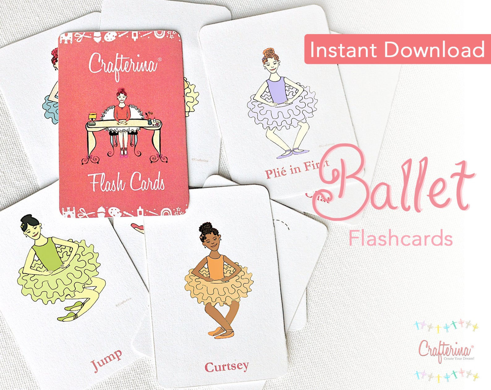 My Very Own Crafterina Collection Printable Flashcards