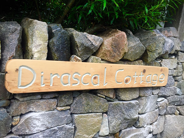 Dirascal Cottage Annex sign