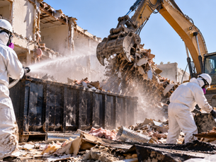 Environmental cleanup professionals performing controlled remediation work in Colorado.