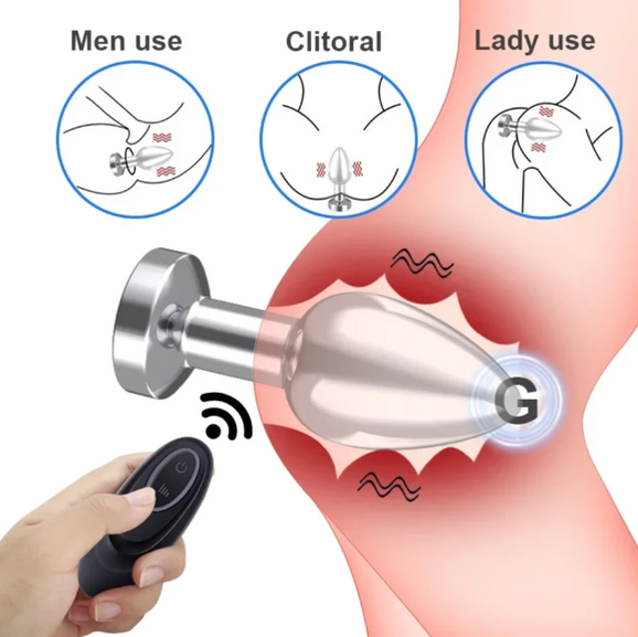 Miniatura: Plug Anal Metálico Con Vibración