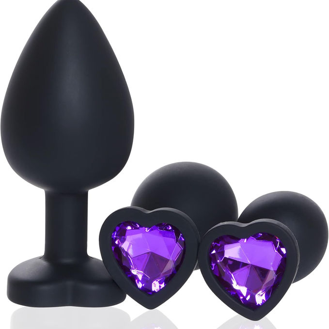 Miniatura: Heart Silicone Plugs