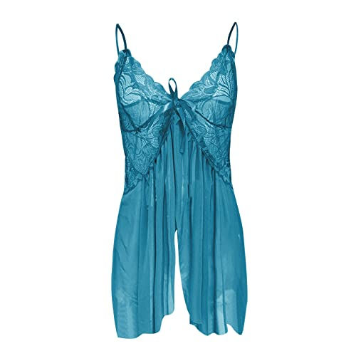 Miniatura: Baby Doll de Encaje Azul