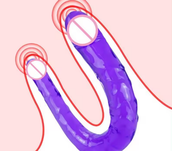 Miniatura: Dildo doble 26cm