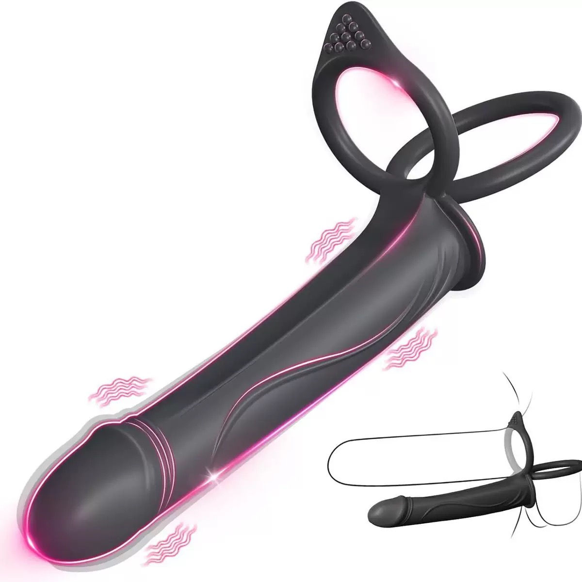Anillo Vibrador Doble Penetracion