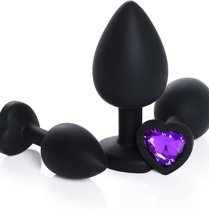Miniatura: Heart Silicone Plugs