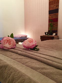 massage room at villa