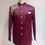 Thumbnail: Satin Maroon Indo-Western with Applique