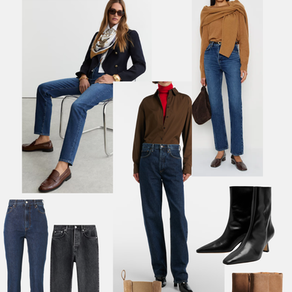 Transitional Dressing:                      Pencil Leg jeans + Ankle Boots