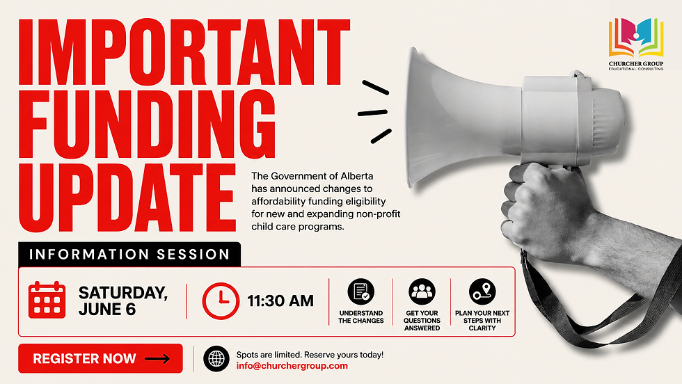 Important Alberta Funding Changes for Non-Profit Child Care Operators