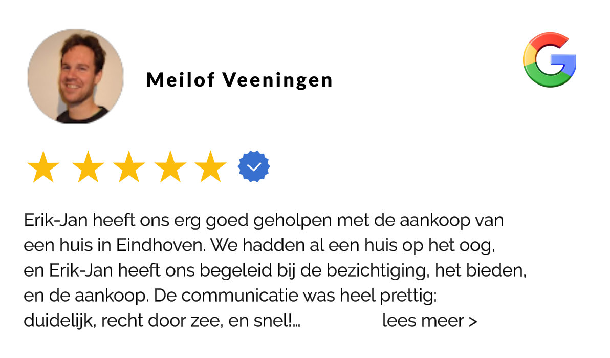 Google-review over makelaar in Helmond
