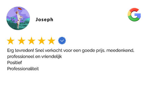 Google review beste makelaar van Helmond. Makelaarshuis Helmond voor al uw woon-vraagstukken